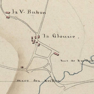 Des chemins sur le cadastre napoléonien, La Gacilly
