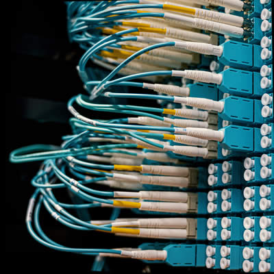 Réseau haut-débit, fibre optique à La Gacilly