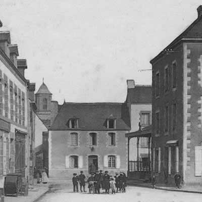 Les halles de 1886 à La Gacilly