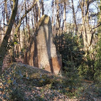Le menhir de la Roche Piquée, site classé à La Gacilly