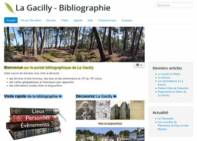 Découvrez le site Internet La Gacilly Bibliographie