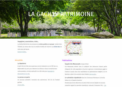 Découvrez le site Internet de l'association La Gacilly Patrimoine