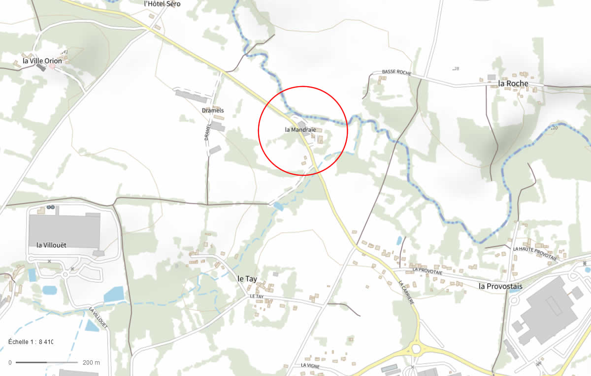 La Mandraie, La Gacilly