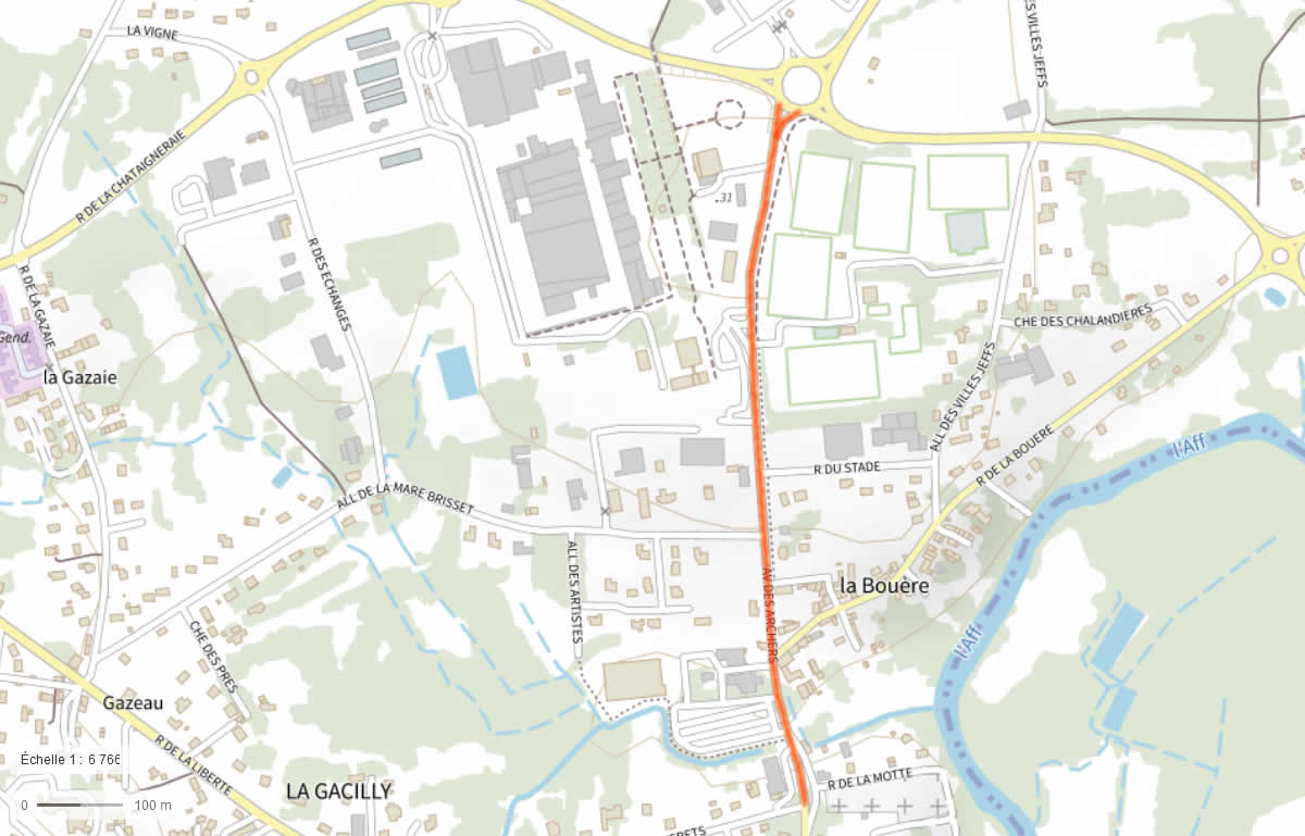 avenue des Archers La Gacilly