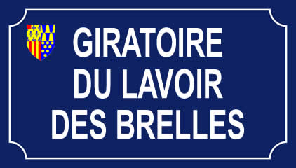 giratoire du Lavoir des Brelles, La Gacilly