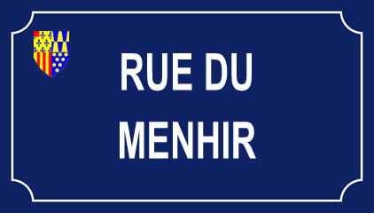 rue du Menhir, La Gacilly