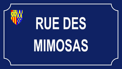 rue des Mimosas, La Gacilly
