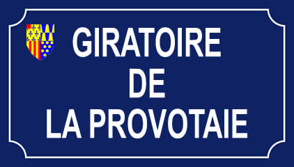 giratoire de la Provotaie, La Gacilly