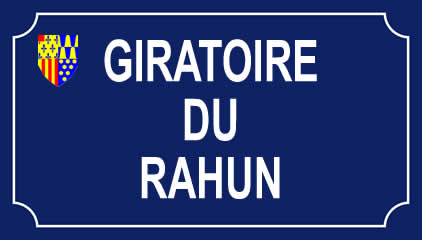 giratoire du Rahun, La Gacilly