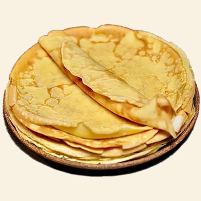 Assiette de crèpes bretonnes, La Gacilly
