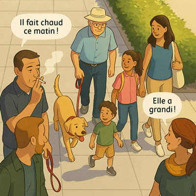 Les voisins de trottoir